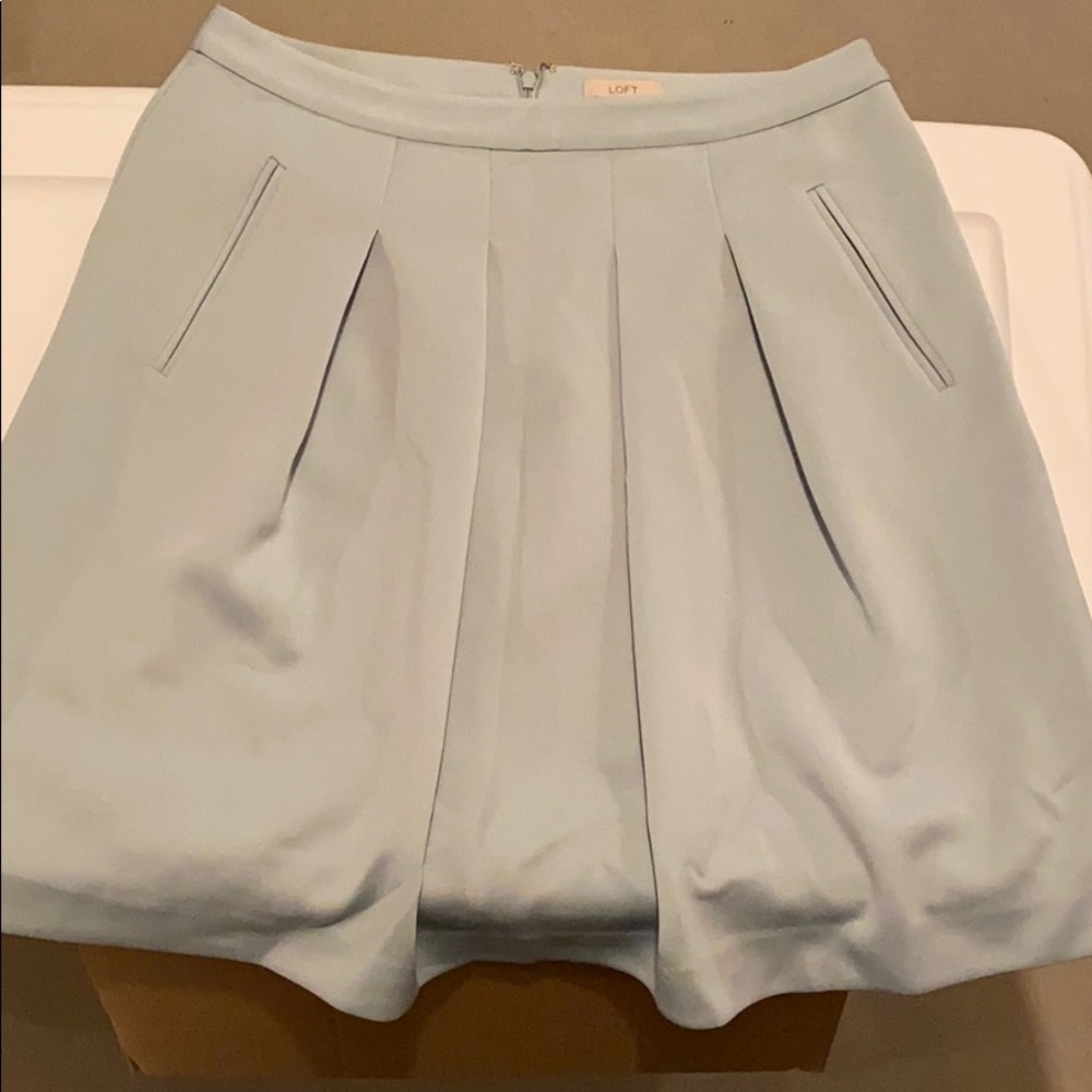 Loft pleated skirt